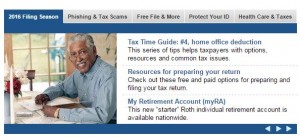 IRS screen grab