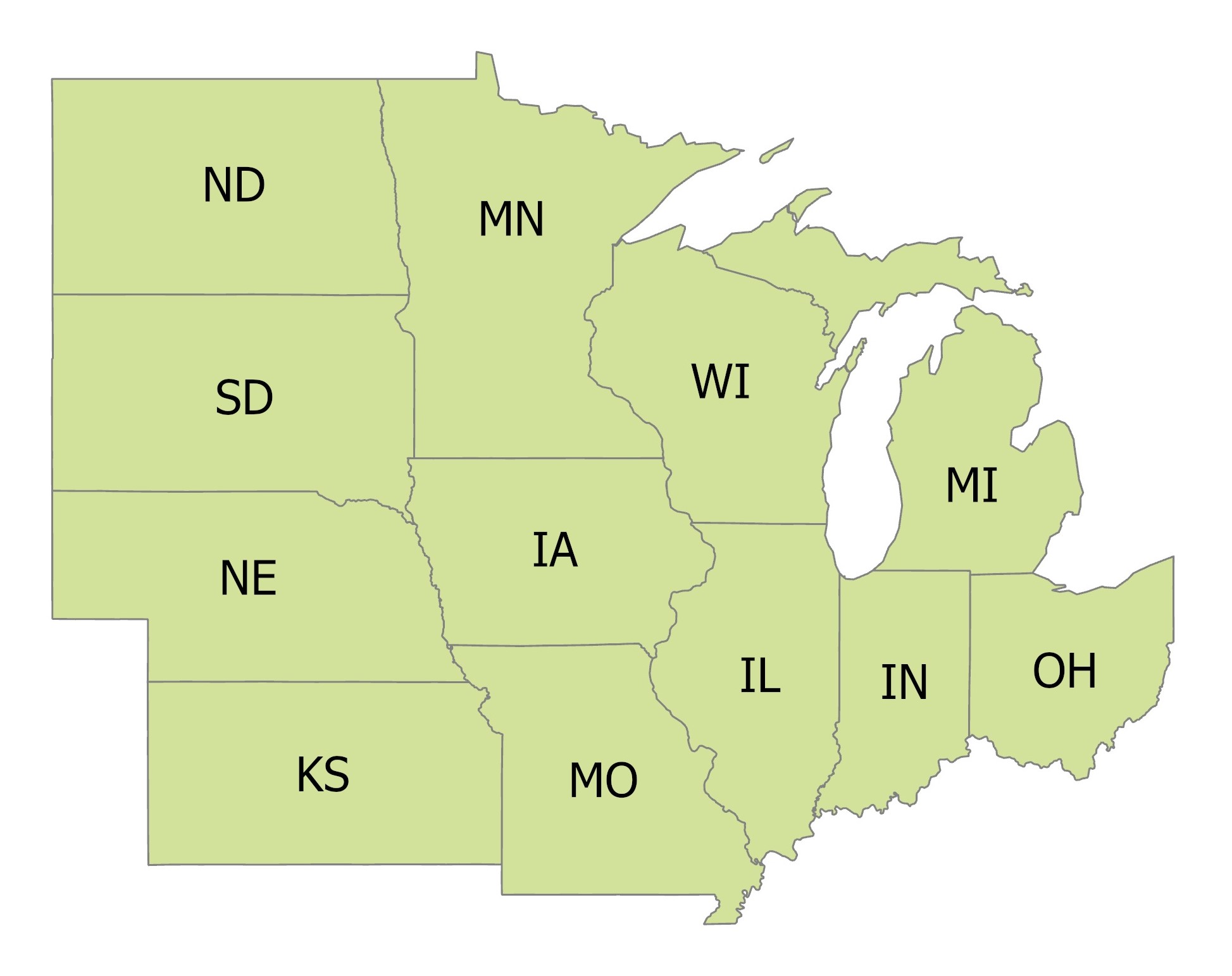 Midwest National Collection Service Area – Indiana Federal Documents